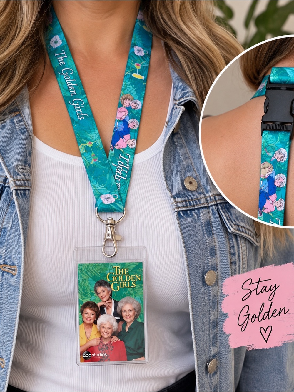 The Golden‎ Girls I.D. Neck Lanyard